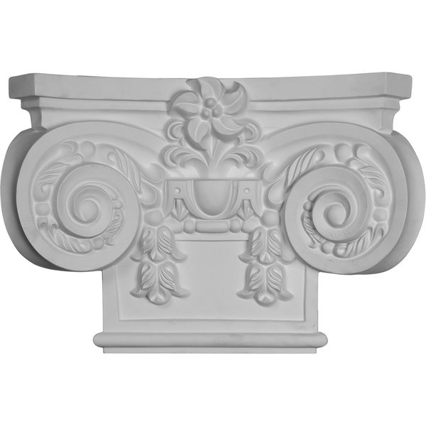 Ekena Millwork 19 5/8"W x 13 3/8"H Large Empire Capital with Necking (Fits Pilasters up to 10 3/4"W x 7/8"D) CAP19X13X05EM